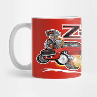 69 Z28 Camaro Outline Mug